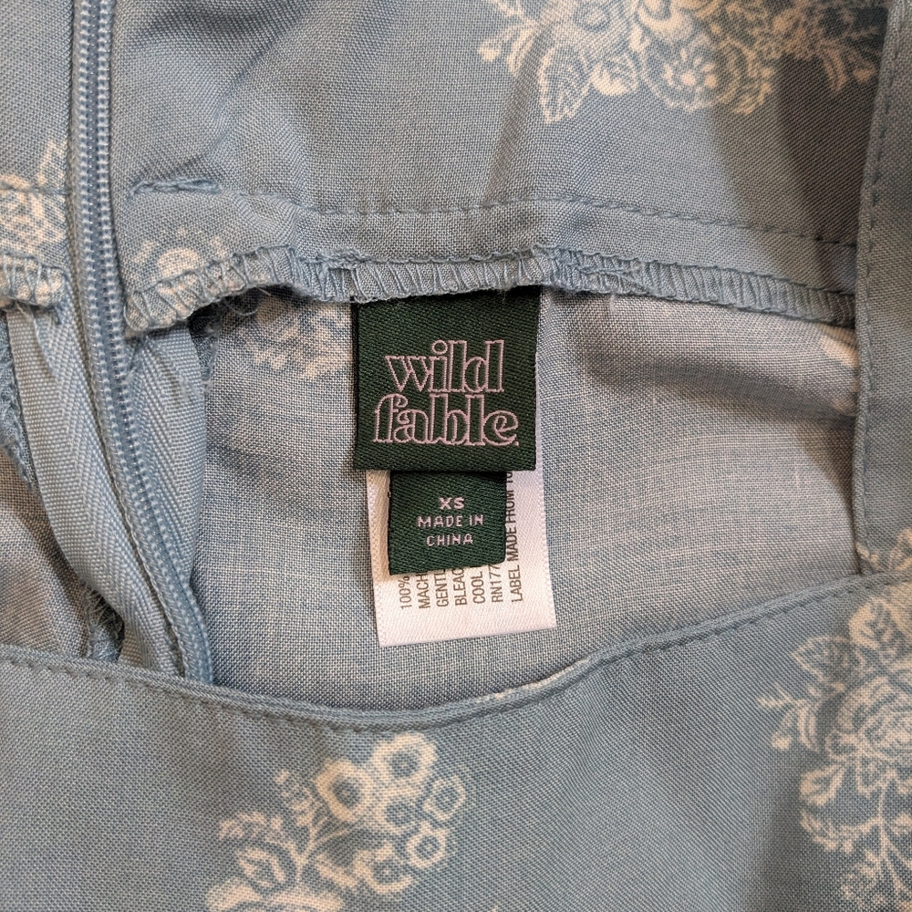 Wild Fable Jumpsuit Blue Spring Floral Jumpsuit - Picture 9 of 10
